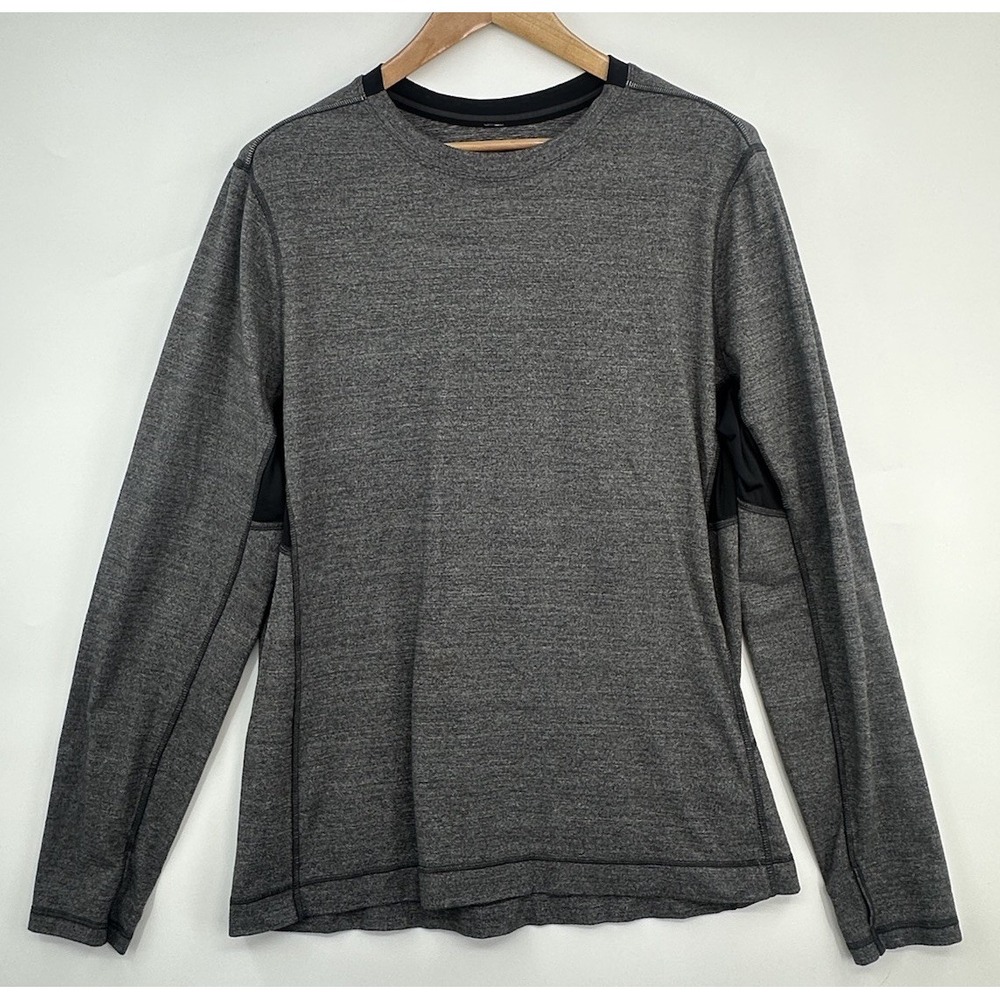 Lululemon Mens XL Surge T Shirt Long Sleeve Heathered Performance Pullover